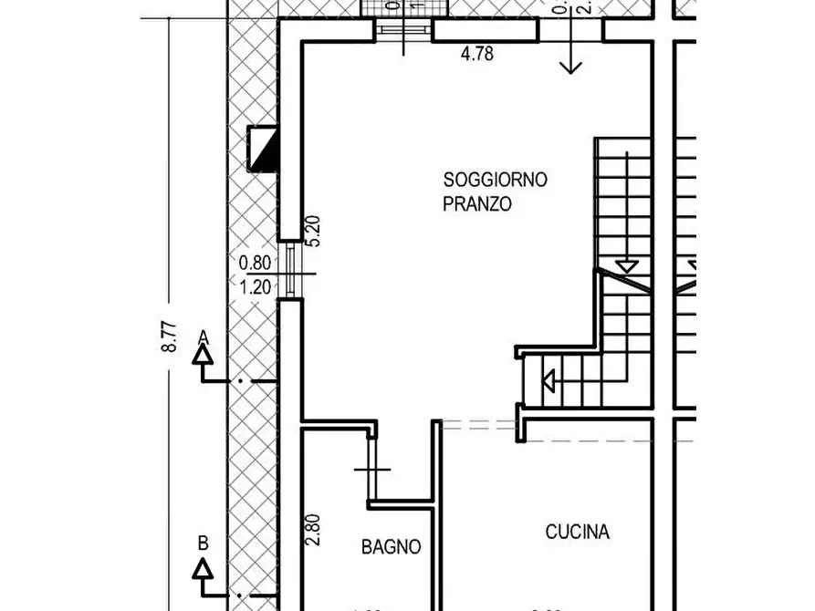Immagine 13 di Villetta a schiera in vendita  a Lucca