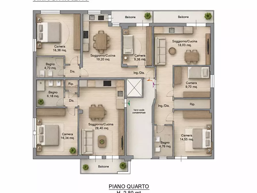 Immagine 1 di Appartamento in vendita  a Pisa