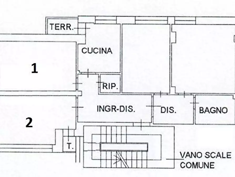 Immagine 1 di Appartamento in affitto  a Pisa