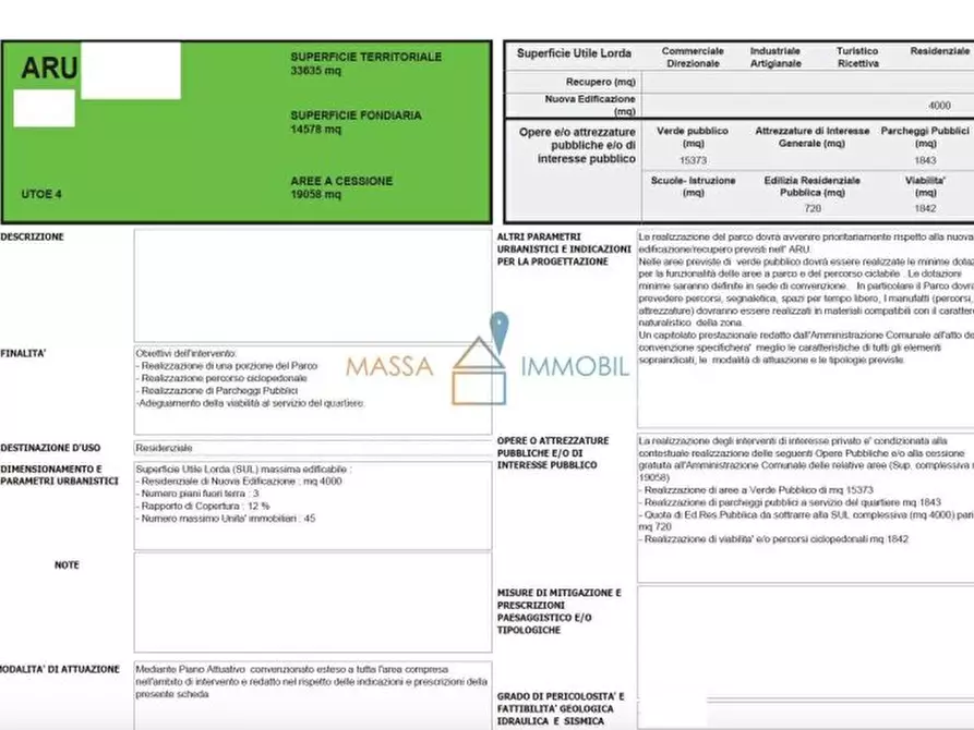 Immagine 1 di Capannone industriale in vendita  a Massa