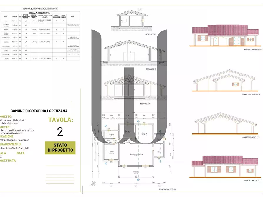 Immagine 11 di Villa in vendita  a Crespina Lorenzana