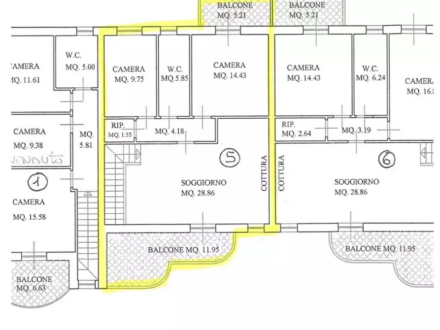 Immagine 16 di Appartamento in vendita  a Fucecchio