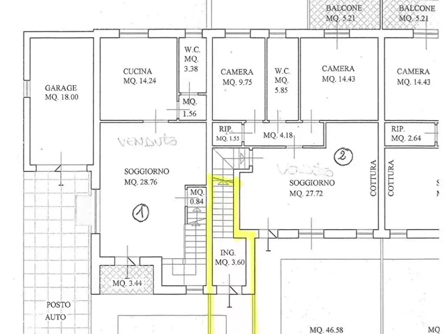 Immagine 15 di Appartamento in vendita  a Fucecchio