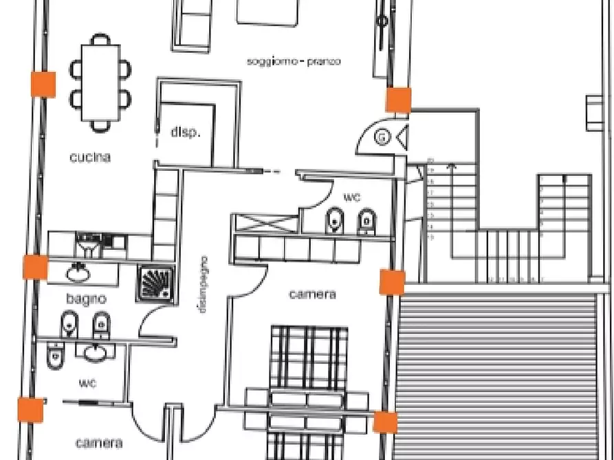 Immagine 12 di Appartamento in vendita  a Vicopisano