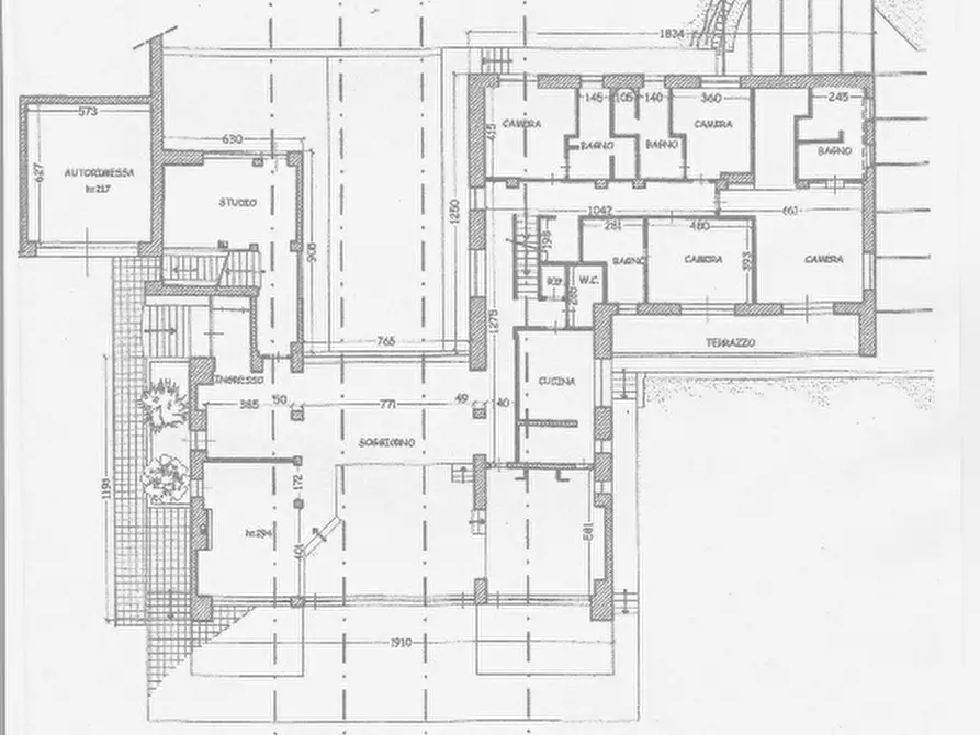 Immagine 23 di Villa in vendita  a Lucca