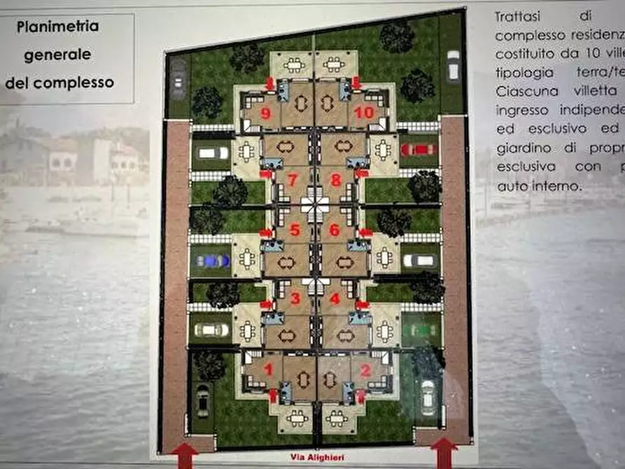 Immagine 12 di Villetta a schiera in vendita  a Montignoso