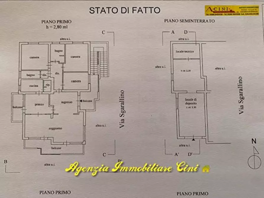 Immagine 1 di Appartamento in vendita  a Rosignano Marittimo