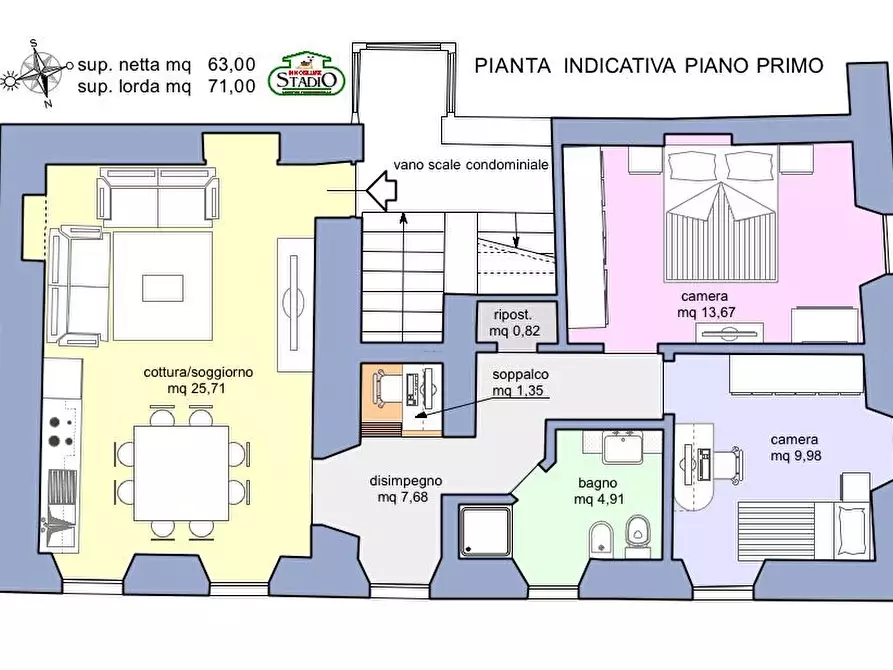 Immagine 16 di Appartamento in vendita  a Carrara