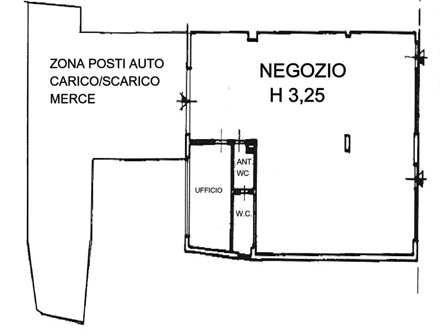 Immagine 1 di Negozio in affitto  a Pistoia