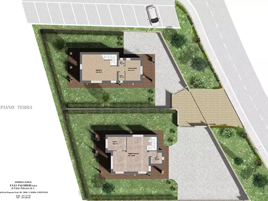 Immagine 4 di Villa in vendita  a Santa Maria A Monte