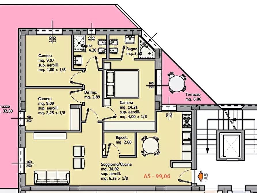Immagine 22 di Appartamento in vendita  a Empoli