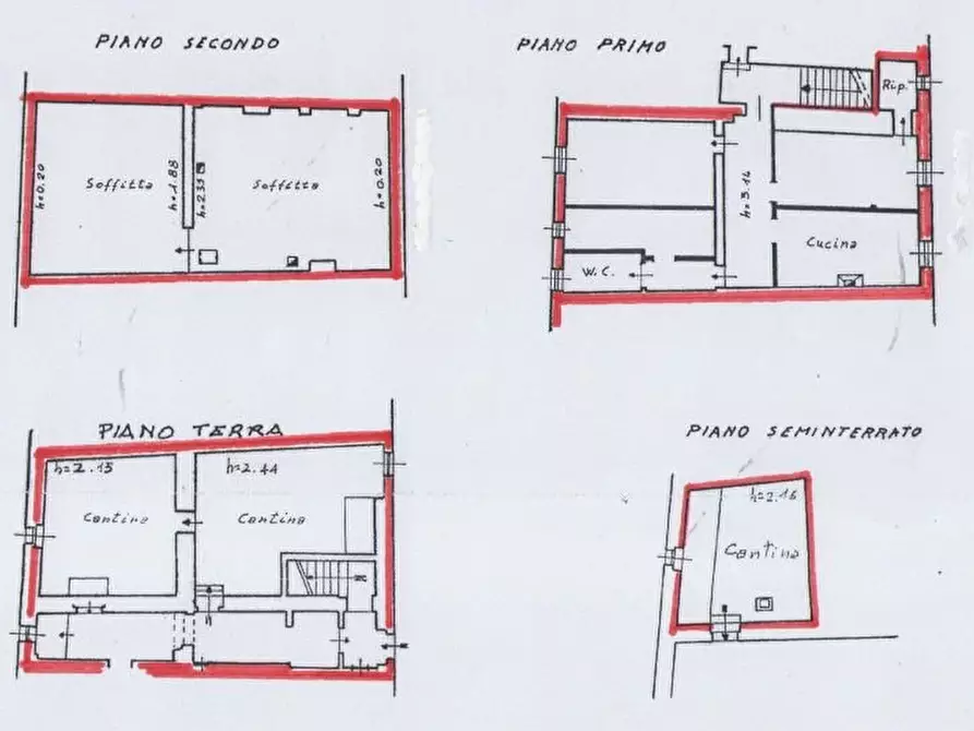 Immagine 6 di Appartamento in vendita  a Radicondoli
