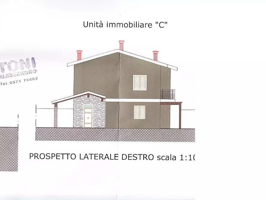 Immagine 1 di Villetta a schiera in vendita  a Cerreto Guidi