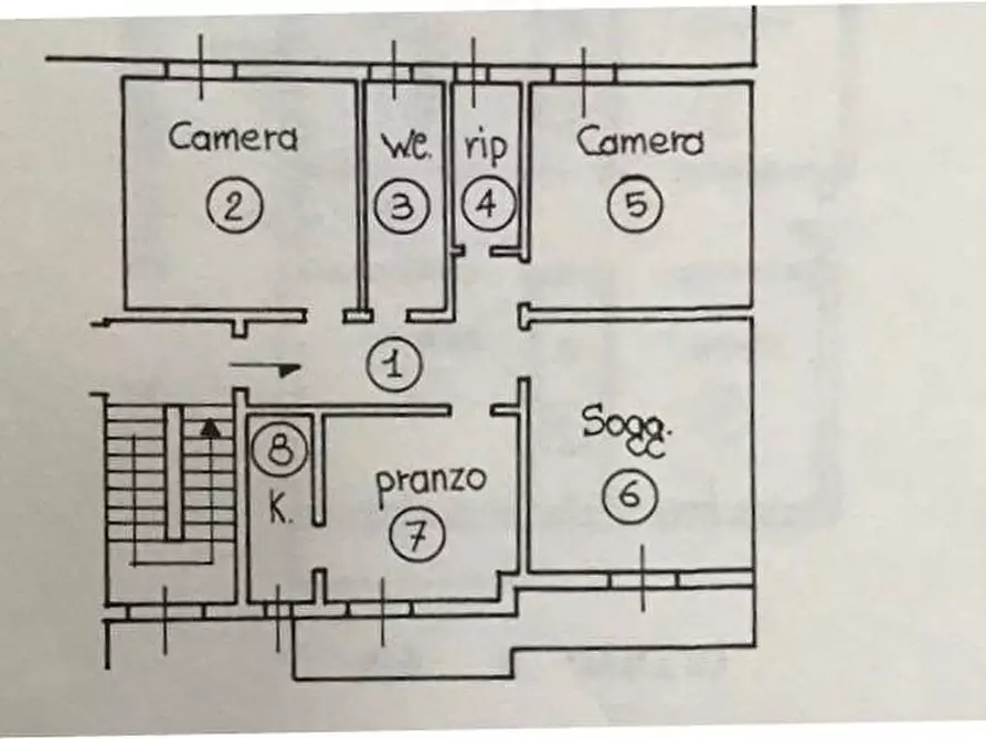 Immagine 8 di Appartamento in vendita  a Certaldo