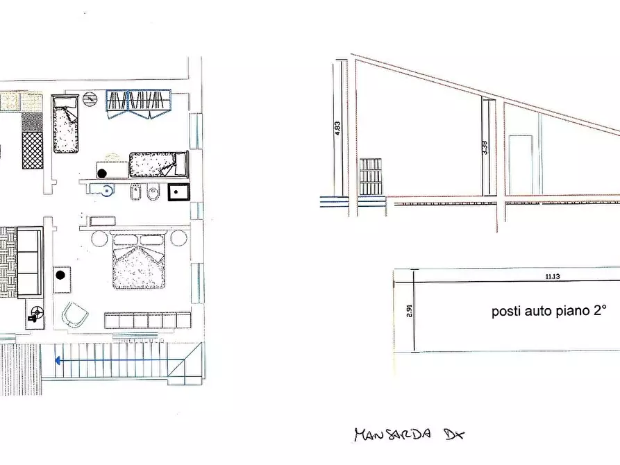 Immagine 23 di Mansarda in vendita  a Calcinaia