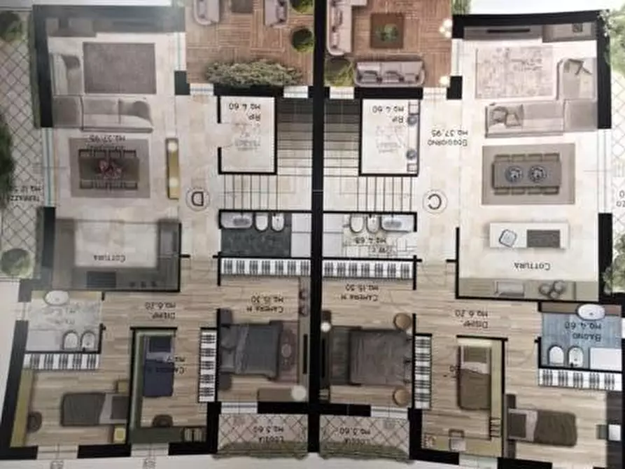 Immagine 9 di Casa quadrifamiliare in vendita  a Pontedera