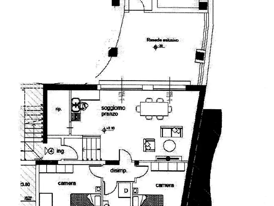 Immagine 3 di Appartamento in vendita  a Vicopisano