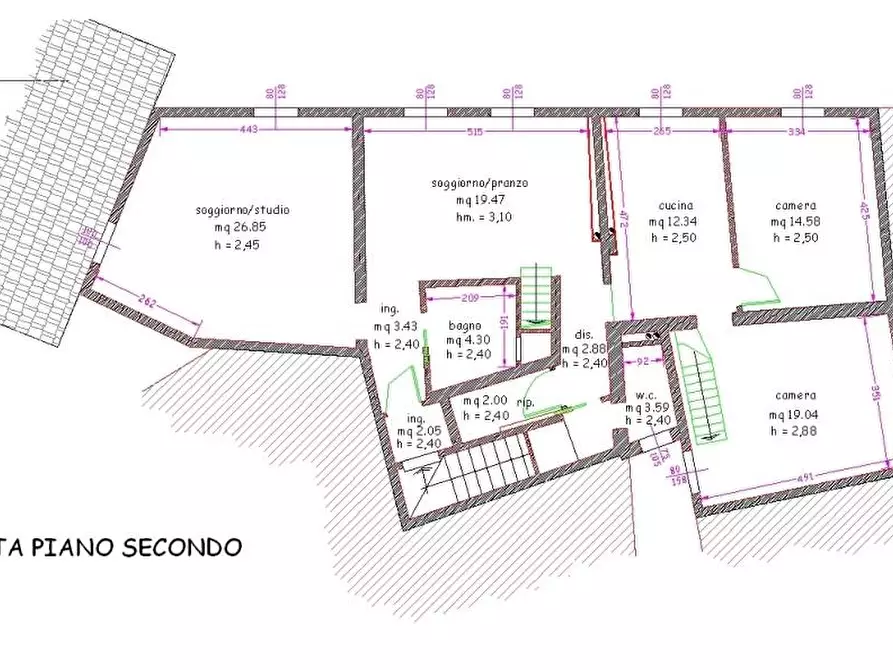 Immagine 17 di Appartamento in vendita  a Castelfiorentino