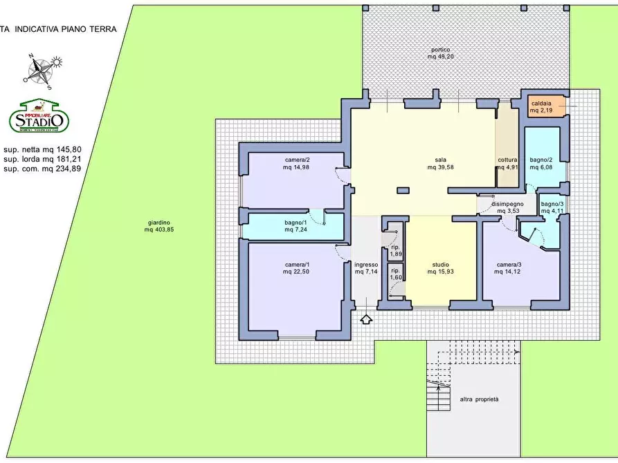 Immagine 26 di Porzione di casa in vendita  a Sarzana