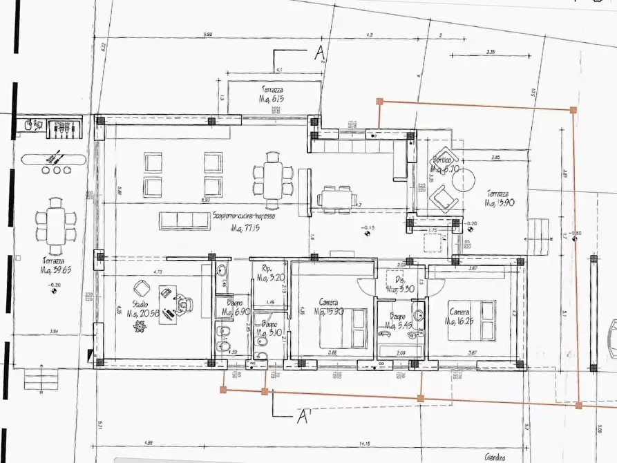 Immagine 7 di Terreno residenziale in vendita  a Montignoso