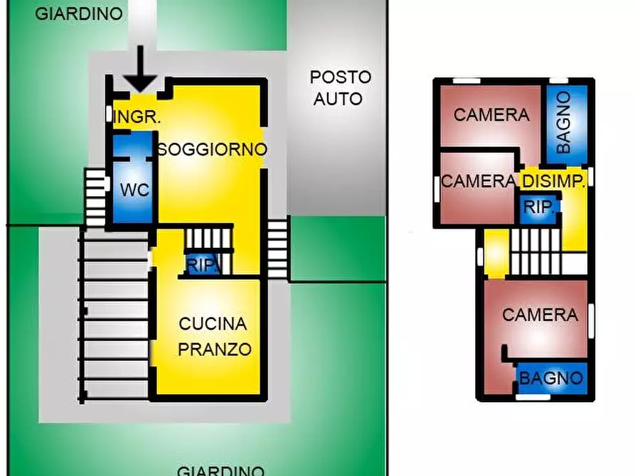 Immagine 1 di Villa in vendita  a Santa Maria A Monte