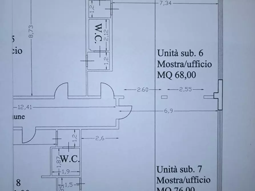 Immagine 1 di Ufficio in vendita  a Carrara