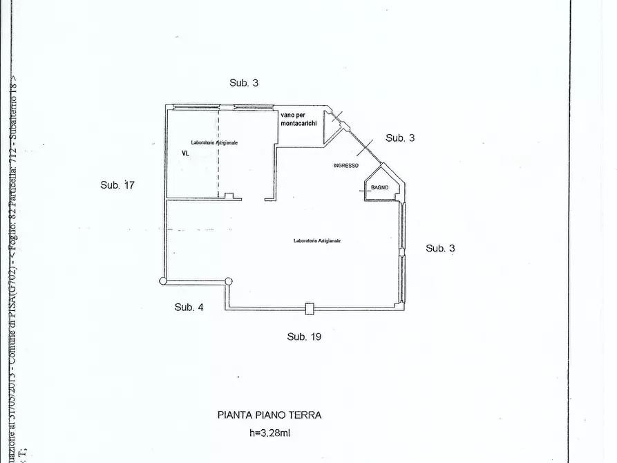 Immagine 24 di Loft/Open space in vendita  a Pisa