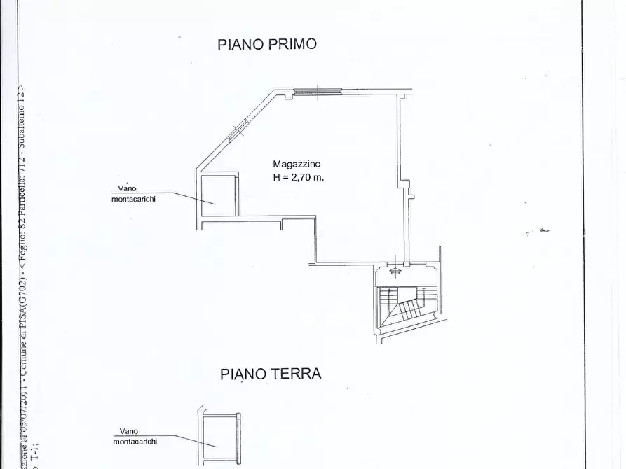 Immagine 23 di Loft/Open space in vendita  a Pisa