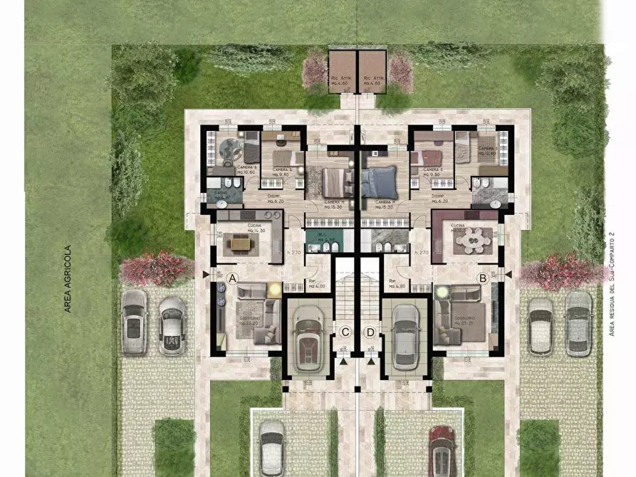 Immagine 2 di Appartamento in vendita  a Pontedera