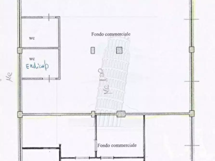 Immagine 2 di Locale commerciale in vendita  a Pisa