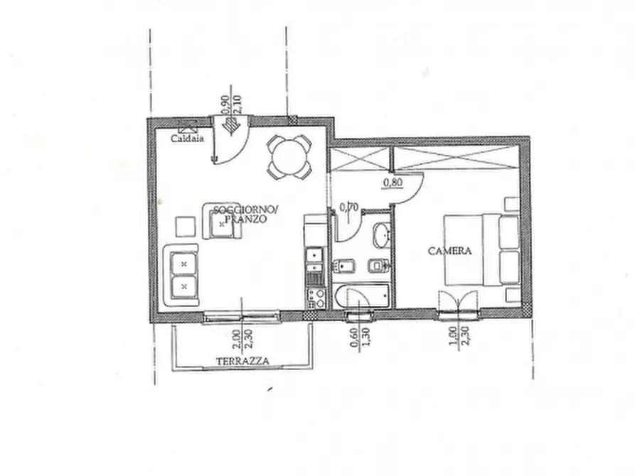 Immagine 2 di Appartamento in vendita  a Rapolano Terme