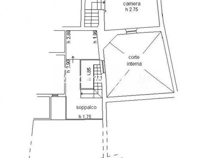 Immagine 9 di Mansarda in vendita  a Siena