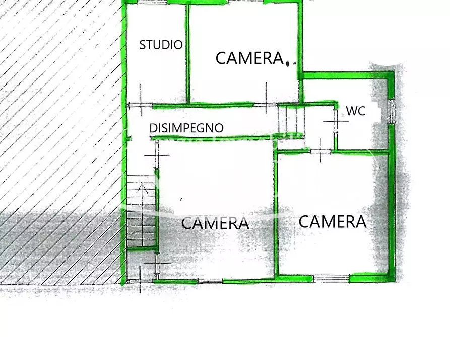 Immagine 28 di Porzione di casa in vendita  a Santa Croce Sull'arno