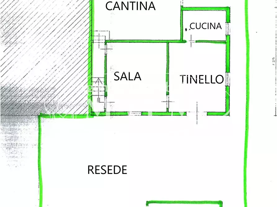 Immagine 27 di Porzione di casa in vendita  a Santa Croce Sull'arno
