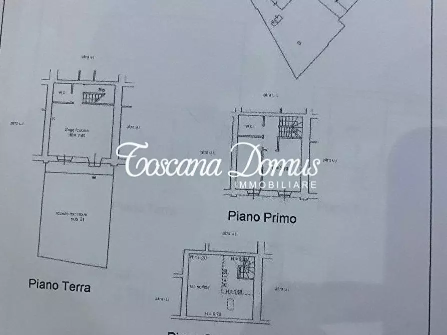 Immagine 5 di Porzione di casa in vendita  a Asciano