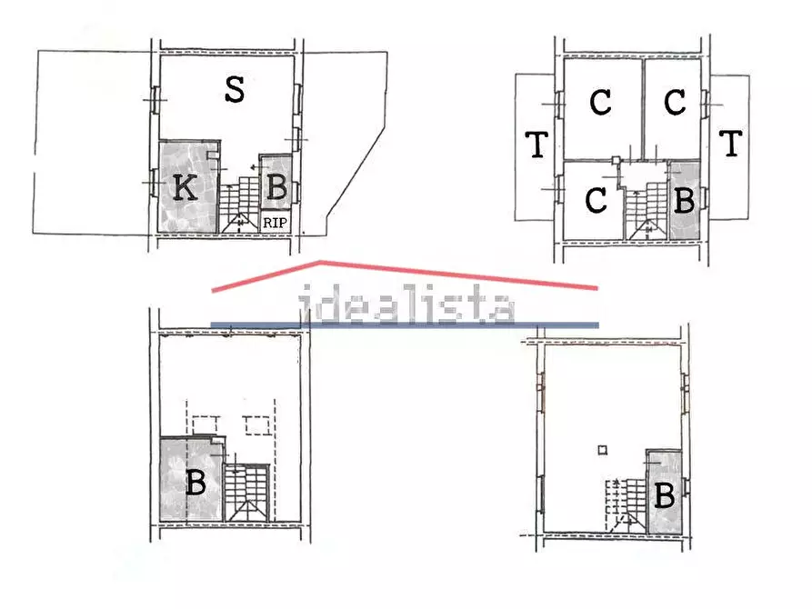 Immagine 17 di Villetta a schiera in vendita  a Massa