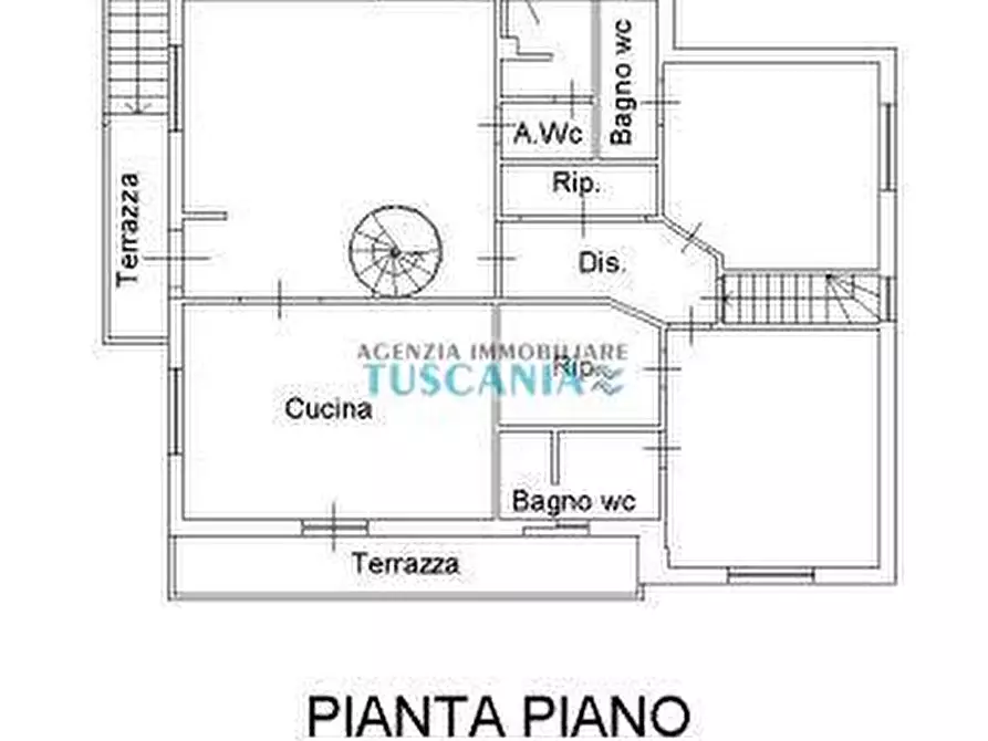 Immagine 6 di Casa indipendente in vendita  a Cecina