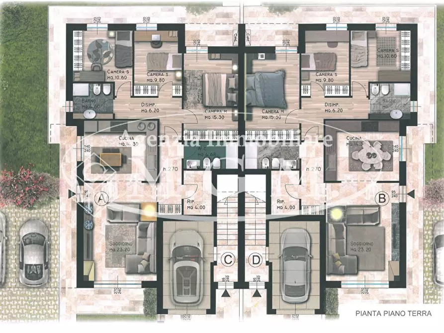 Immagine 4 di Appartamento in vendita  a Pontedera