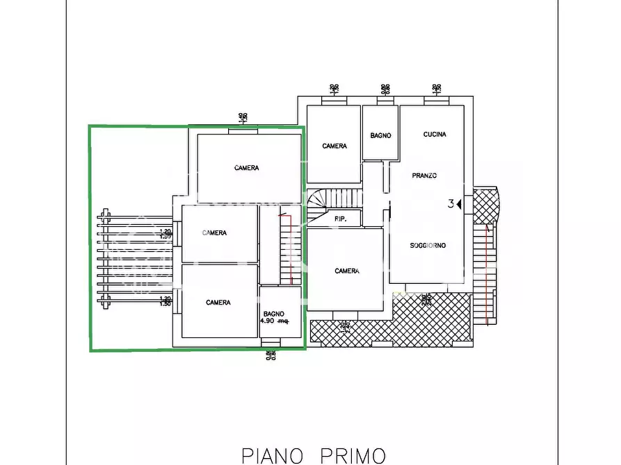 Immagine 19 di Casa trifamiliare in vendita  a Calcinaia