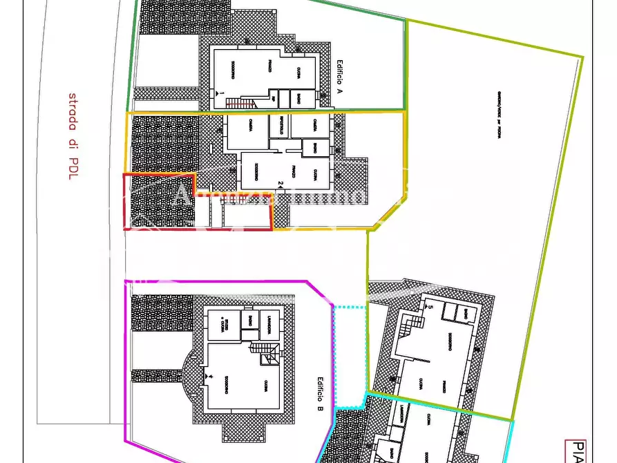 Immagine 20 di Casa trifamiliare in vendita  a Calcinaia