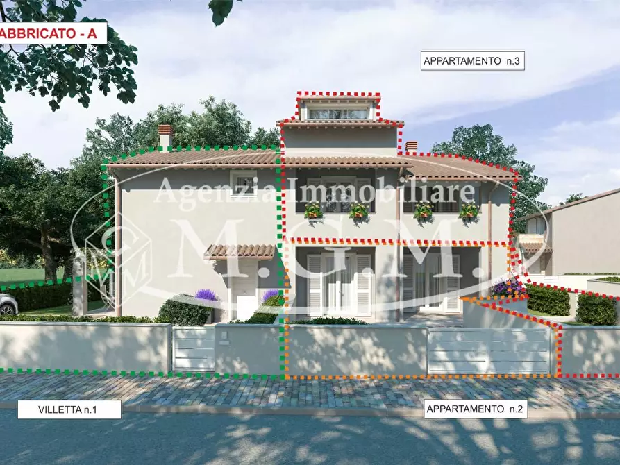 Immagine 7 di Casa trifamiliare in vendita  a Calcinaia