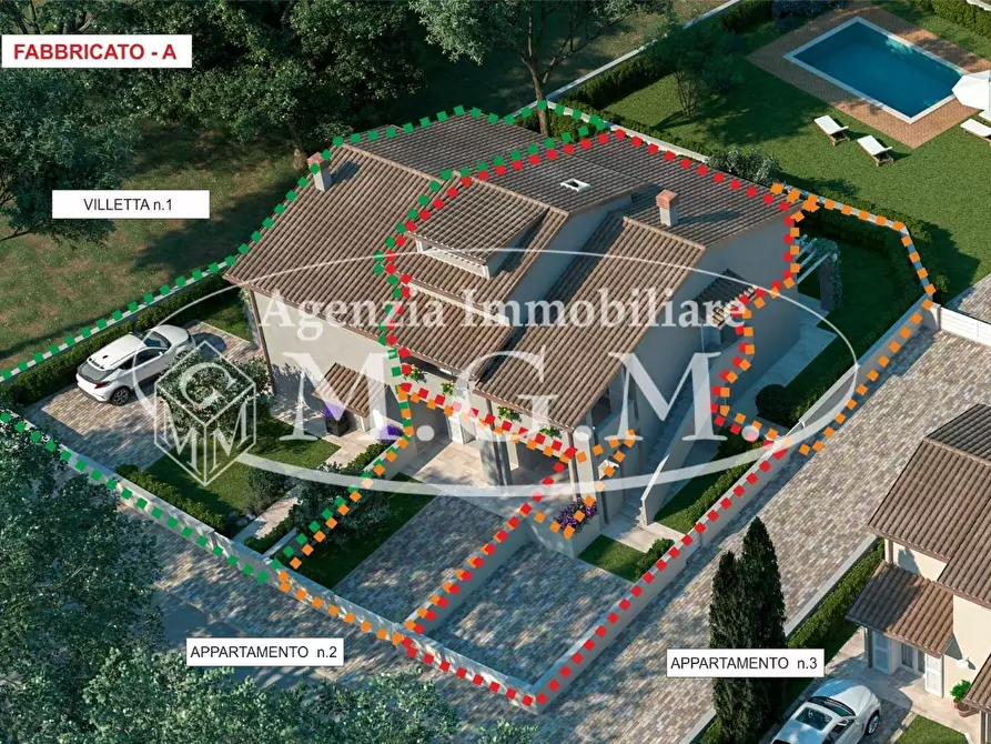 Immagine 3 di Casa trifamiliare in vendita  a Calcinaia