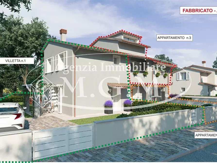 Immagine 2 di Casa trifamiliare in vendita  a Calcinaia