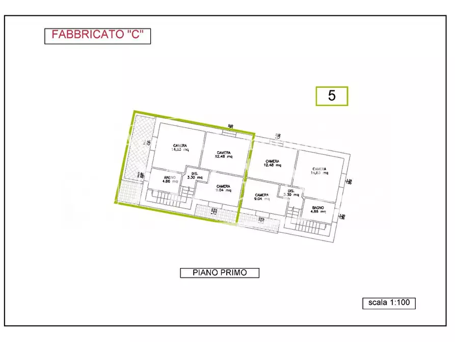 Immagine 2 di Casa bifamiliare in vendita  a Calcinaia
