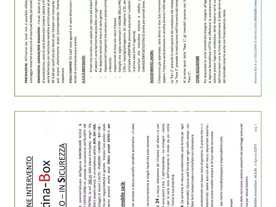 Immagine 2 di Garage in vendita  a Bientina