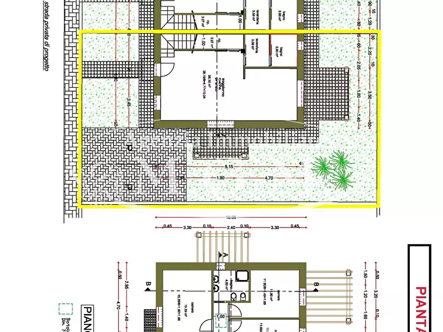 Immagine 1 di Casa bifamiliare in vendita  a Bientina