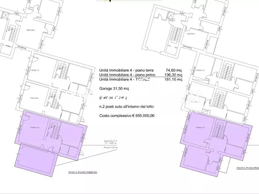 Immagine 3 di Villetta a schiera in vendita  a Monteriggioni