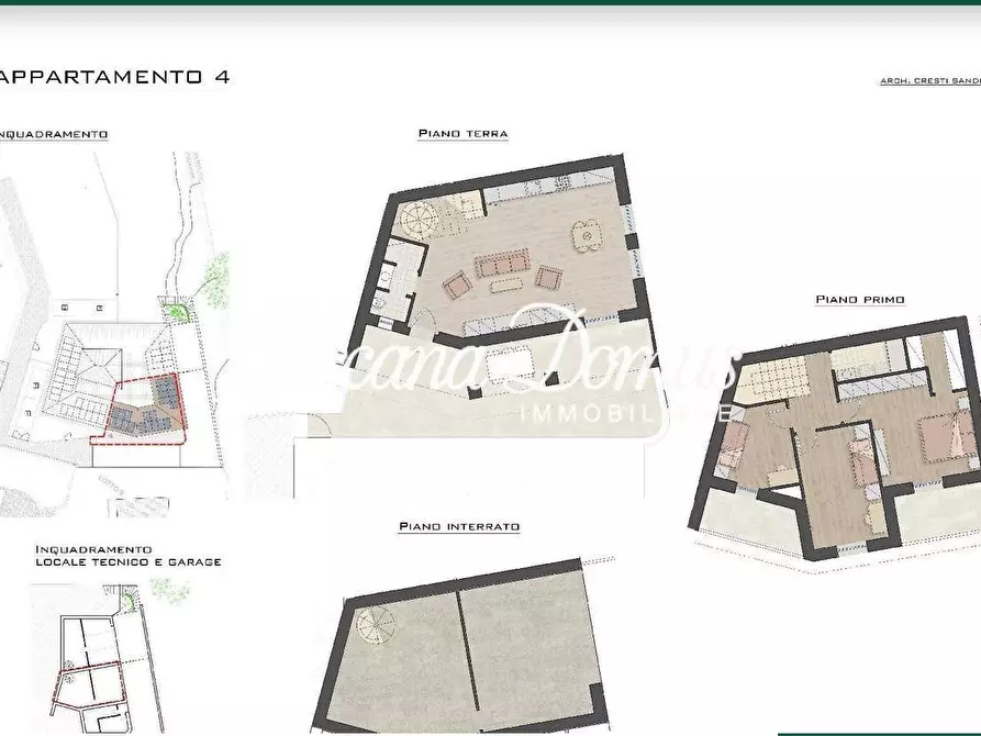 Immagine 14 di Casa quadrifamiliare in vendita  a Siena