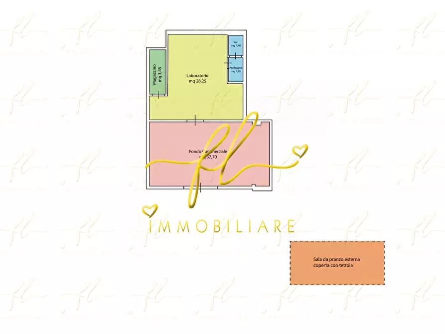 Immagine 1 di Locale commerciale in vendita  a Bibbona