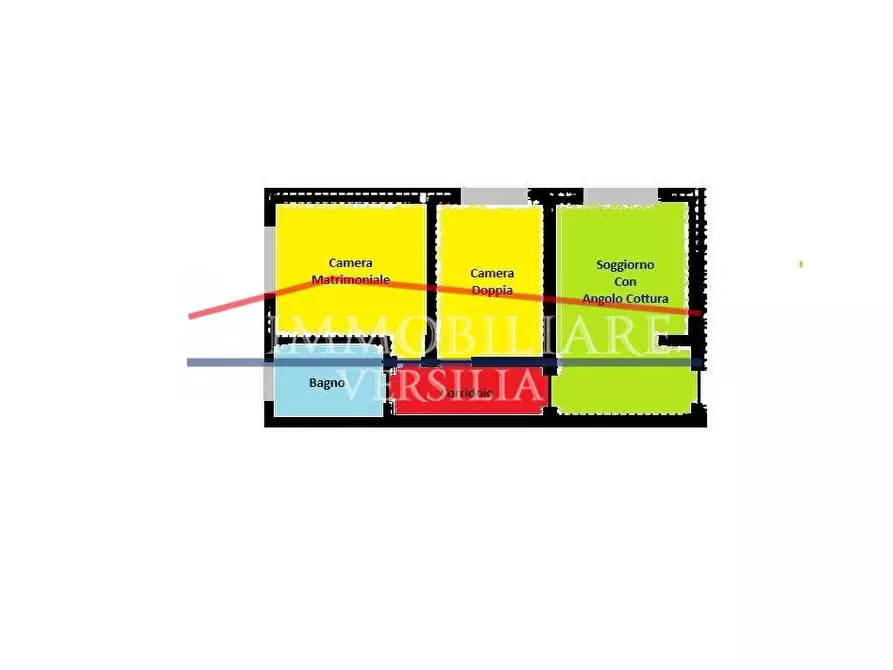 Immagine 2 di Appartamento in vendita  a Carrara